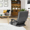 14-Position Adjusting Backrest Gaming Floor Chair Comfortable Lazy Sofa Grey