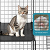 Large Cat Cage Indoor Catio Cat Enclosures 4 Tier Kennel Metal Playpen w/Hammock