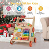 Sit to Stand Montessori Walker Toy with Storage-Multicolor