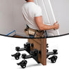 2x Door Lifter Cart Door Installation Kits Black Coated, Heavy Door Installation