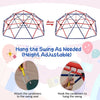 305 cm Kids Jungle Gym Monkey Bar Climbing Toys with Swing-Red
