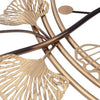 Ginkgo Metal Wall Art Wall Picture Handmade Decoration Living Room 3D Luxury