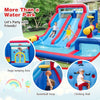 Giant Water Slide Park 5-In-1 Inflatable Jumping House w/Dual Slides