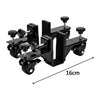 2x Door Lifter Cart Door Installation Kits Black Coated, Heavy Door Installation