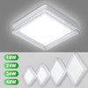 Modern LED Ceiling Light Round Panel Down Lights Bathroom Kitchen Bedroom Lamp