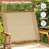 Portable Lawn Chairs Folding Camp Chairs Set-Beige