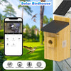 Smart Bird House W/Camera 2K Birdhouse Camera for Outdoors with Solar Panel