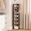 Shoe Rack Wooden Tall Shoe Shelf Shoe Storage Organizer 28 x 28 x 113 cm