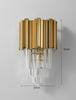 Modern Glass Wall Sconce Lights Bedroom Living Room Bedside E14 Bulb Fixture