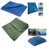 120 GSM Heavy Duty Tarpaulin Tarp with Eyelets Waterproof Cover 5.4x7.4m Sheet