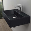 Bathroom Sink Countertop Wash Basin Ceramic Wall Mounted Rectangle Sink