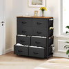 Chest of Drawers Fabric 8 Drawer Storage Dresser for Bedroom Living Room Hallway