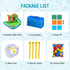 Inflatable Water Slide Park Including Carry Bag