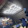 Hexagon LED Lighting Car Detail Garage Workshop Exhibition Hall Ceiling Lighting