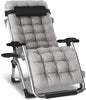 Outdoor Reclining Zero Gravity Chair Recliner With Cushions Support 230 kg