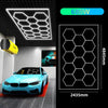 14x Hexagon LED Lighting Car Detail Garage Workshop Retail Lighting Wall Lamp