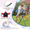 305 cm Kids Jungle Gym Monkey Bar Climbing Toys with Swing-Red