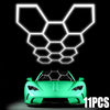 11HEX Honeycomb Light Hexagon LED Lighting Lamp for Home Workshop Car Garage Gym