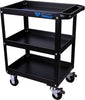 KS Tools Workshop Service Trolley, Metal, Black, 76, 3 x 44, 3 x 84, 3 cm (B x T
