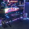 160 x 60cm Gaming Desk LED RGB Computer Table Workstations