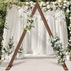 3m Large Wooden Wedding Arch Triangle Backdrop Stand Party ForestBoho Background