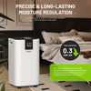 20L Dehumidifier Air Purifier with Humidistat LCD Display for Home Laundry White