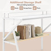 Space Saving Computer Desk Home Office Desk-White
