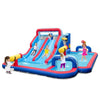 Giant Water Slide Park 5-In-1 Inflatable Jumping House w/Dual Slides