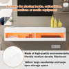 Floating TV Unit Cabinet Wall Mounted TV Stand High Gloss Front With LED Lights