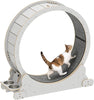 39.3 inch Cat Exercise Running Wheel Treadmill w/Carpeted Runway for Indoor Cats