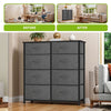 8-Drawer Fabric Chest of Drawers Storage Organizer Unit for Bedroom Living Room