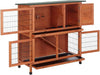 DOUBLE DECKER RABBIT GUINEA HUTCH HUTCHES WITH LEGS 2 TIER BB-41-DDL-NT