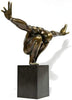Kare Design Deco Figure Athlete, Bronze, Home Decor, Sculpture, Giftidea