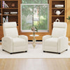 Modern Reclining Chair Recliner Chair-White