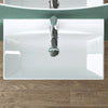 Bathroom Sink Countertop Wash Basin Ceramic Wall Mounted Rectangle Sink