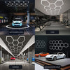 Hexagon LED Lighting Car Detail Garage Workshop Exhibition Hall Ceiling Lighting