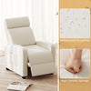 Modern Reclining Chair Recliner Chair-White
