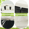 Wicker Daybed Patio Round Daybed Separated Seating Sectional Sofa
