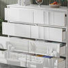 120CM High Gloss Chest of 6 7 8Drawers Tall Wide Bedside Table Cabinet Furniture