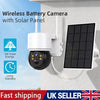 360° Wireless Security Camera PTZ WiFi IP Solar Powered Energy CCTV Outdoor Home