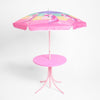 Unicorn Bistro Set Table Chair Seat Garden Patio Outdoor Parasol Play Folding