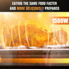MAX Multi Function Mini Rotisserie Fan Oven 36 Litre with Twin Hob and Grill