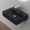 Bathroom Sink Countertop Wash Basin Ceramic Wall Mounted Rectangle Sink