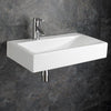 Stylish Counter Mount or Wall Hung Basin | Large Bathroom Sink 67cm x 38cm