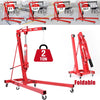 2 Ton Hydraulic Engine Crane Hoist lift Jack Motor Lifting Folding Adjustable