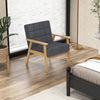 Upholstered Armchair Living Room Modern Accent Chair Soft Cushioned Sofa