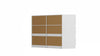 High Gloss Chest of 6 Drawers Bedside Cabinet White Storage Bedroom Furniture