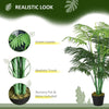 125cm/4FT Artificial Palm Plant Decorative Tree with Nursery Pot