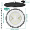 6X 200W LED High Bay Light UFO Factory Workshop Warehouse Industrial Lights Lamp