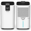 20L Dehumidifier Air Purifier with Humidistat LCD Display for Home Laundry White